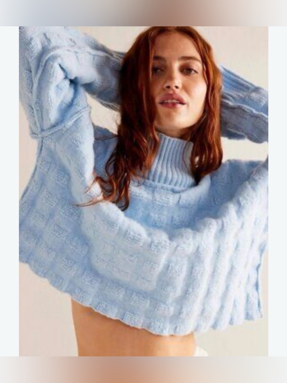 Free People
Soul Searcher Mock Neck Textured Sweater